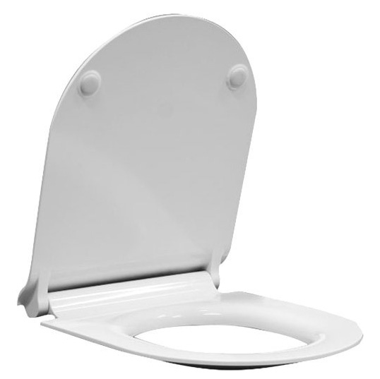 Сиденье для унитаза slim soft close GSI Norm MS86CSN (детальная фотография), подвесные