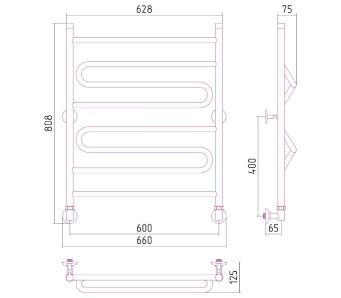 Схема (детальная фотография), хром