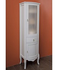 Шкаф, цвет белый матовый, фурнитура бронза, La Beaute Marian