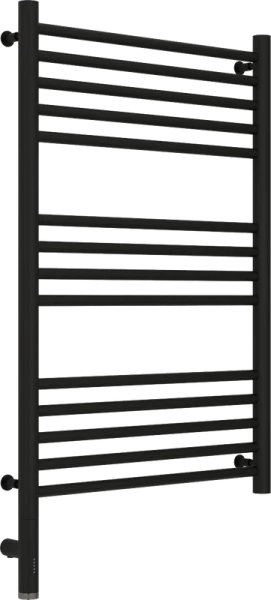 Полотенцесушитель электрический Сунержа Богема 3.0 50х80 см левый черный матовый 31-5804-8050 (детальная фотография)