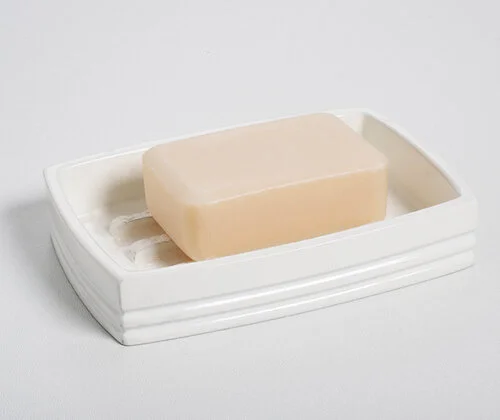 Мыльница WasserKRAFT Main белая K-4729 (детальная фотография), настольные