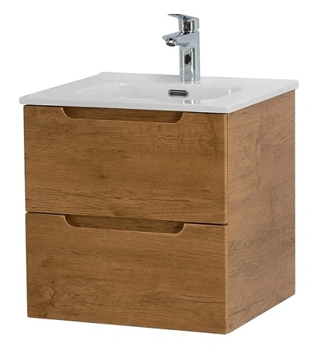 Тумба под раковину подвесная BelBagno Etna 50 см Rovere Nature - фото 9