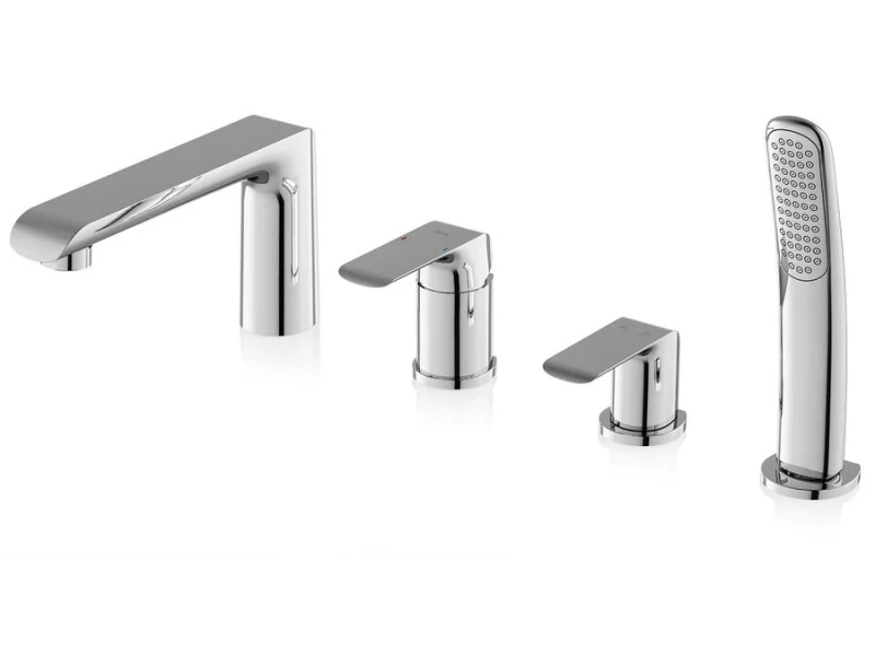 Смеситель для ванны Ravak Flat врезной X070120 (детальная фотография)