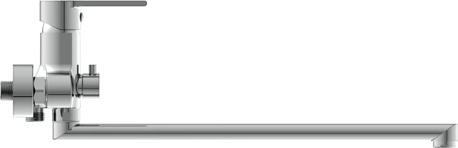 Смеситель для ванны Cersanit Brasko хром 64091 (детальная фотография), настенные