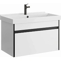 Тумба под раковину подвесная Aqwella Urban 80 см белая