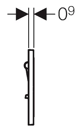 Клавиша смыва Geberit Sigma 10 нержавеющая сталь 116.035.SN.1 (детальная фотография), металлические