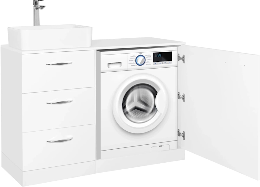 Тумба под раковину напольная Style Line Берн 120 см со столешницей ЛС-000010046 (детальная фотография), по запросу