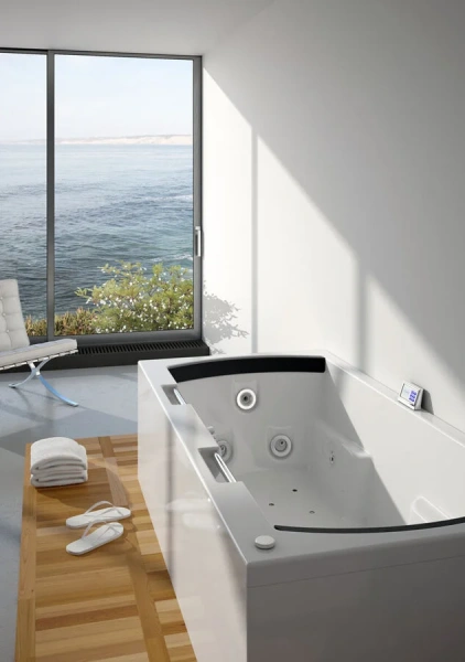 Ванна гидромассажная Riho Thermae Line BZ15 Lisa 180 x 90 см (детальная фотография), с гидромассажем