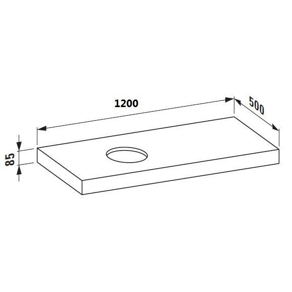 Схема (детальная фотография), накладные (на столешницу)