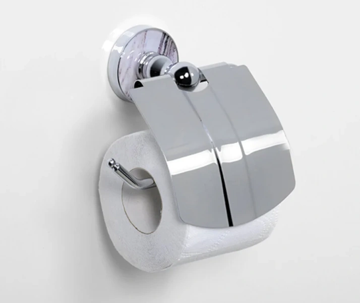 Бумагодержатель WasserKRAFT Aland с крышкой K-8525 (детальная фотография), комбинированные