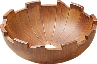 Раковина SantiLine 42 см коричневая