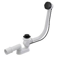 Слив-перелив Alcaplast черный матовый