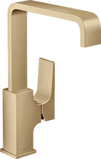 Смеситель для раковины Hansgrohe Metropol шлифованная бронза