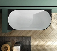 Ванна акриловая Abber 170x80 см черная