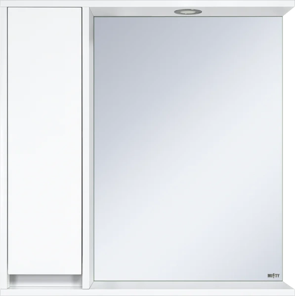 Зеркальный шкаф с подсветкой Misty Алиса Э-Али04075 75 см с розеткой (детальная фотография)