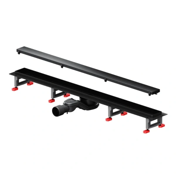 Душевой лоток Am.Pm MasterFlow 90 см черный матовый W01SC-U11-090-04BM (детальная фотография), черые