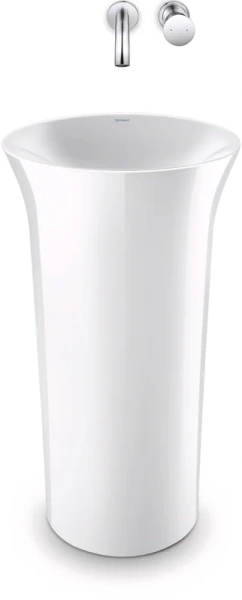 Смеситель для раковины Duravit White Tulip хром WT1070004010 (детальная фотография), современные, hi-tech