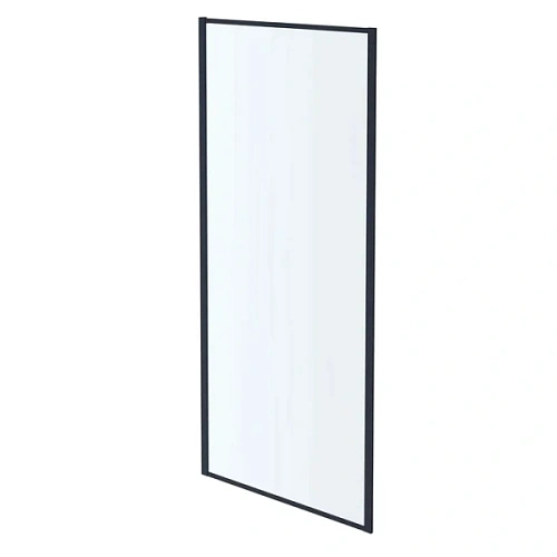 Душевая перегородка Акватек 100 см профиль оружейная сталь - фото 3