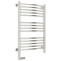 Полотенцесушитель электрический левый, цвет без покрытия перемычка выгнутая Сунержа Богема 2.0 800х500