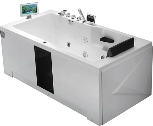 Акриловая ванна левосторонняя пристенная Gemy G9066 II O L - фото 3