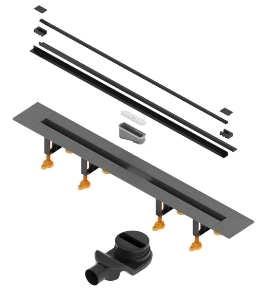 Душевой трап RGW SDR-55B 120 см черный 79215512-04 (детальная фотография), черые