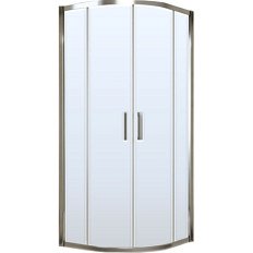 Душевой уголок профиль глянцевый хром стекло сатин Vegas-glass