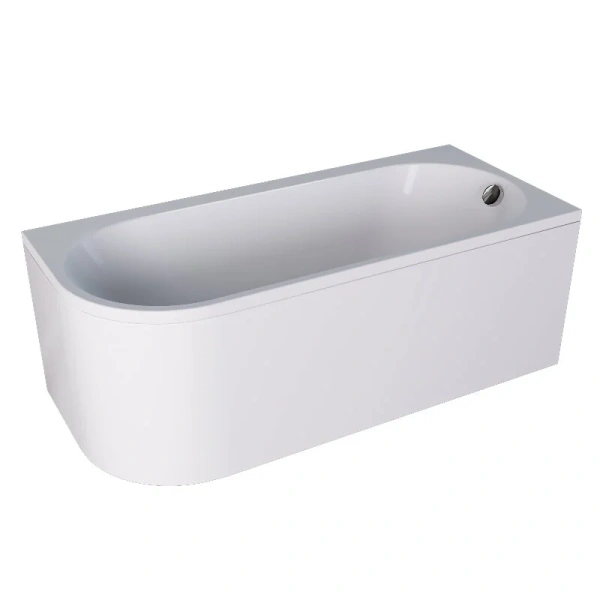 Ванна акриловая 1MarKa Alisa 01али1775лкс2+/01али1775пкс2+, 170 x 75 см, левая/правая, цвет белый (детальная фотография)