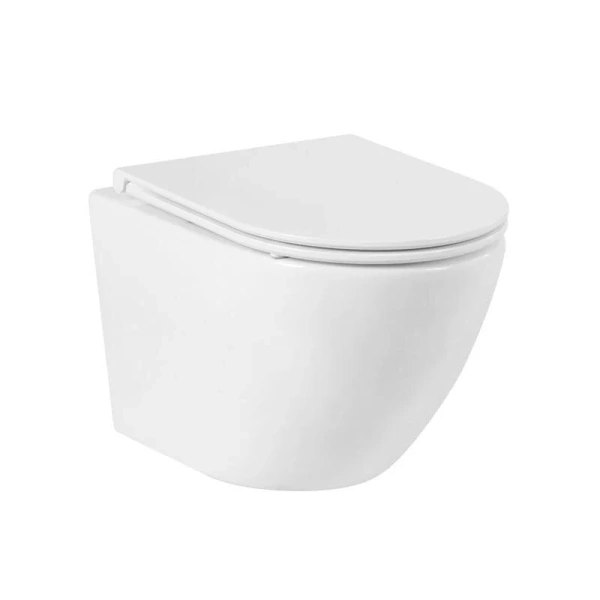 Унитаз подвесной BelBagno Sfera-TOR безободковый BB046CH-TOR (детальная фотография)