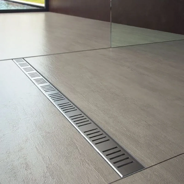 Душевой лоток AlcaPlast 65 см с порогами хром матовый APZ10-650M (детальная фотография)