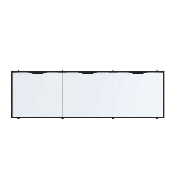 Фронтальная панель 1Marka Grunge Loft 150 см Супер Айс белый GL150IceWhite (детальная фотография)