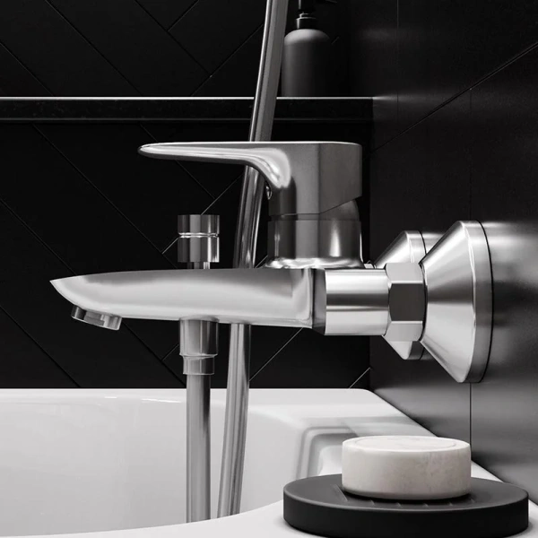 Смеситель для ванны и душа RedBlu by Damixa Origin Evo 781000000 (детальная фотография), хром