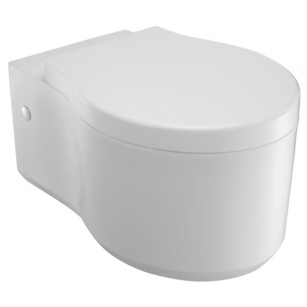 Унитаз подвесной Jacob Delafon Formilia Viragio с крышкой-сиденьем микролифт E4773-00 (детальная фотография)