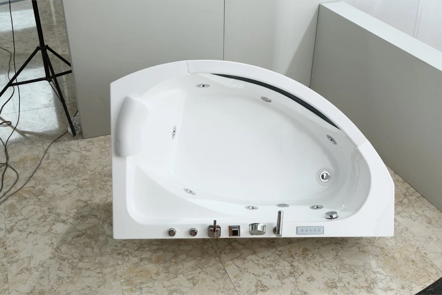 Ванна акриловая Black&White Galaxy 160x100 см правосторонняя 500800R (детальная фотография), асимметричные