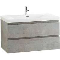 Тумба под раковину подвесная Cezares Molveno 90 см beton