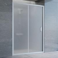 Душевая дверь профиль матовый хром стекло сатин Vegas-glass