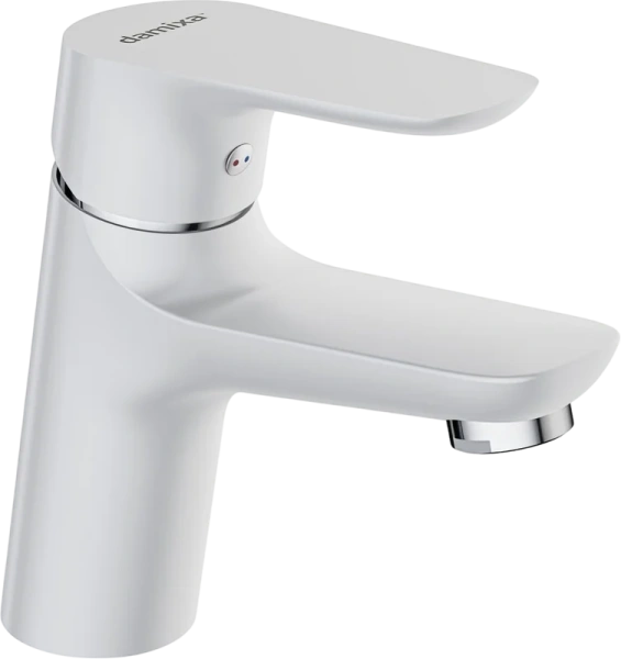 Смеситель для раковины Damixa Origin Bit белый 770210200 (детальная фотография)