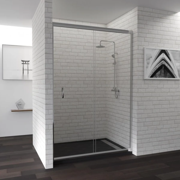 Душевая дверь, стекло прозрачное, RGW Passage 01081212-11 (детальная фотография), недорогие