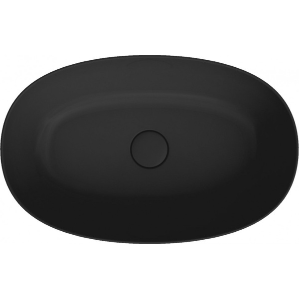 Раковина Kerama Marazzi Plaza 60 см черная матовая PLR.wb.60\BLK.M (детальная фотография), современные, hi-tech