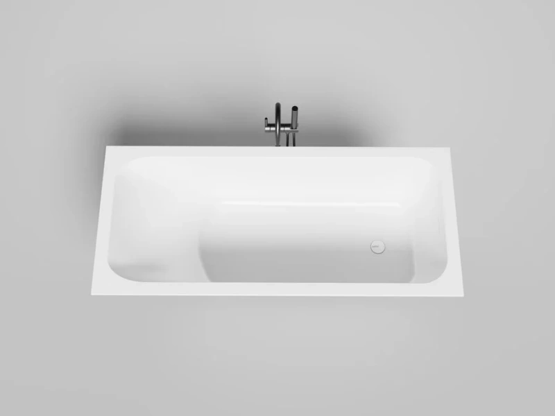 Ванна из искусственного камня Salini Orlanda Kit 170x75 см белый матовый 102117M (детальная фотография)