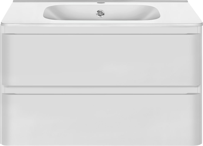 Тумба с раковиной подвесная Vincea Vico VMC-2V800 79,4 см с выдвижными ящиками (детальная фотография)