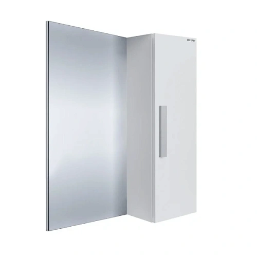 Зеркальный шкаф Grossman Neo 80 см белый - фото 3