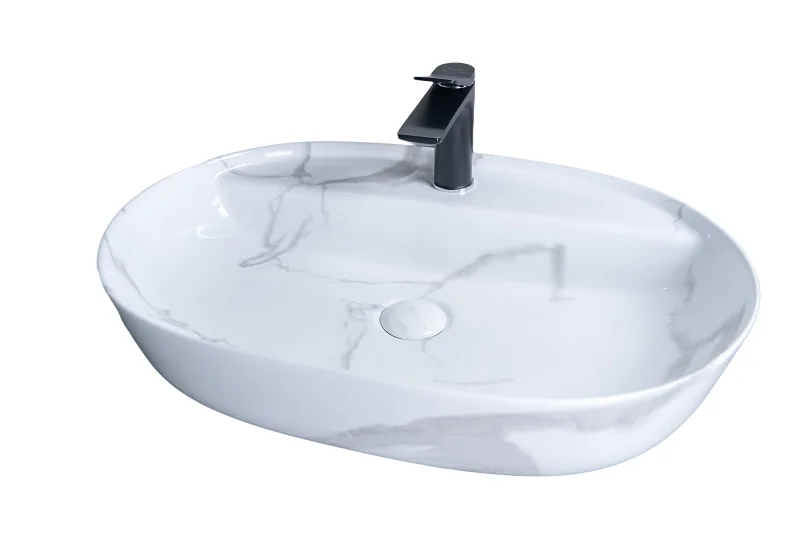 Раковина GID Lago Mnc346C 61 см накладная под камень 54470 (детальная фотография)