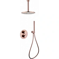Душевой комплект Abber Wasser Kreis розовое золото