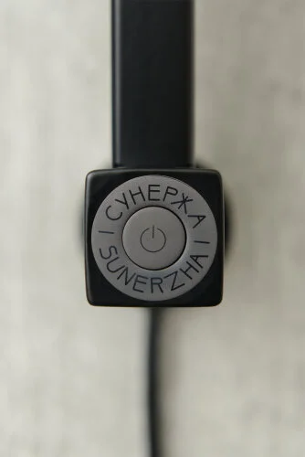 Полотенцесушитель электрический Сунержа Хорда 4.0 16.6х60 см черный матовый 31-0834-0600 (детальная фотография), настенные