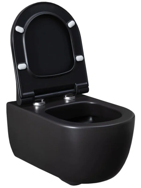 Унитаз подвесной Allen Brau Priority черный 4.31001.31 (детальная фотография), черные