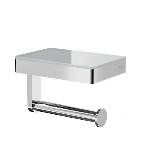 Бумагодержатель Black&White Gravity хром - фото 1