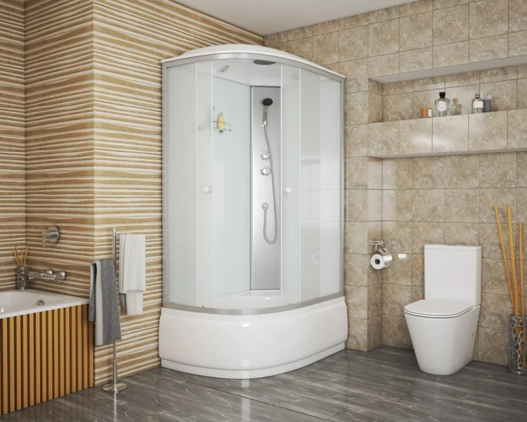 Душевая кабина Niagara Eco 120х80 см правая 7310R (детальная фотография), асимметричные