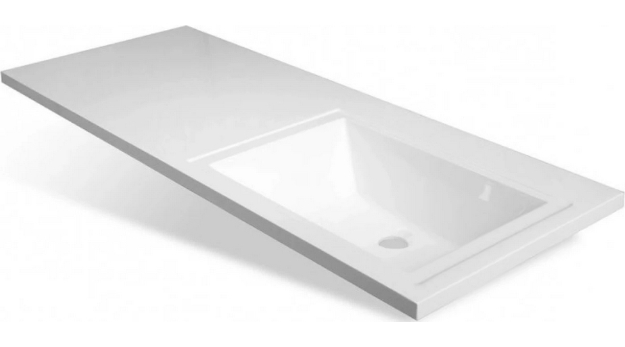 Раковина мебельная Style Line Даллас 120 см правая СС-00000394 (детальная фотография), в наличии