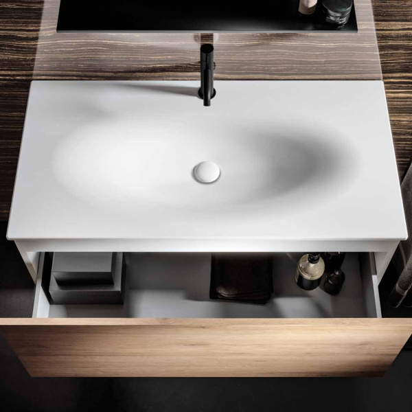 Раковина Kerasan Shape 122 см белый 548001*1 (детальная фотография), белые