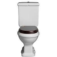 Чаша для унитаза-компакта Simas Arcade вертикальный слив, черная